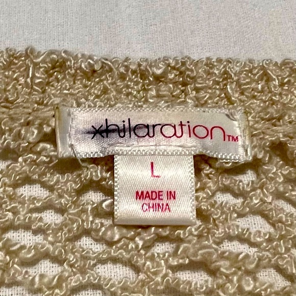 Tan Knit Cropped Sweater - Picture 4 of 4